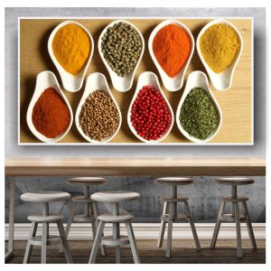 Painel Adesivo Especiarias Temperos Pimenta S250