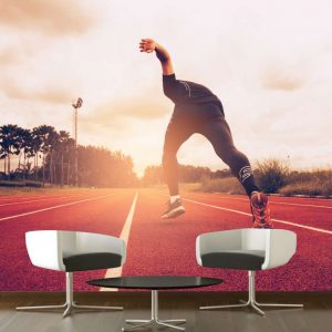 Painel Adesivo Exercícios Corrida GG788