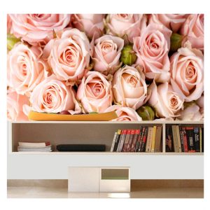 Painel Adesivo Flores Rosas Flor P25