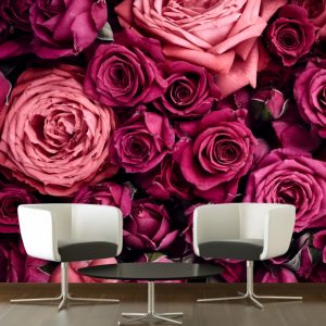 Painel Adesivo Flores Flor Rosas GG234