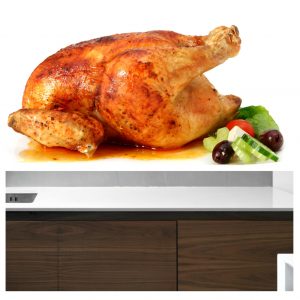 Painel Adesivo Cozinha Frango Assado S02