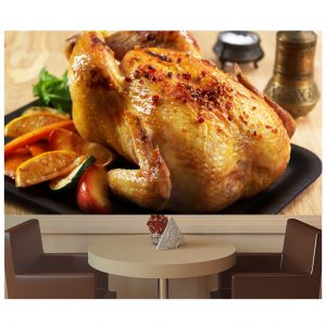 Painel Adesivo Cozinha Frango Assado S05