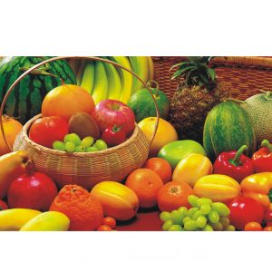Painel Adesivo Cozinha Frutas Legumes J262
