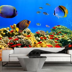 Painel Adesivo Fundo do Mar Peixes GG357