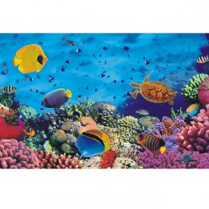 Painel Adesivo Fundo do Mar Peixes J274