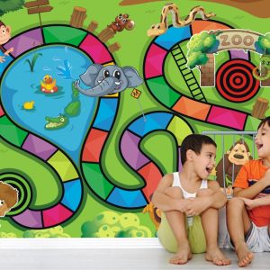 Adesivo Painel Infantil Jogo Tabuleiro M40