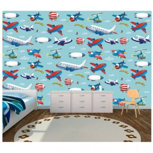 Adesivo Painel Infantil Aviãozinho M44