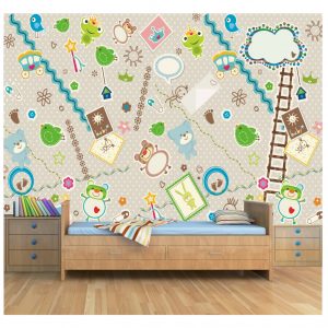 Adesivo Painel Infantil Bebê Ursinho M62