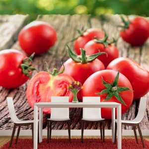 Painel Adesivo Cozinha Tomates Frutaria GG551