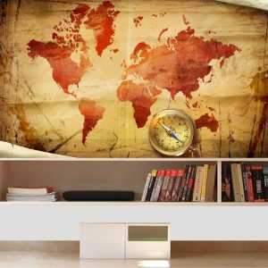 Painel Adesivo Mapas Mundi Países M37