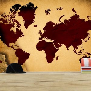 Painel Adesivo Mapas Mundi M23