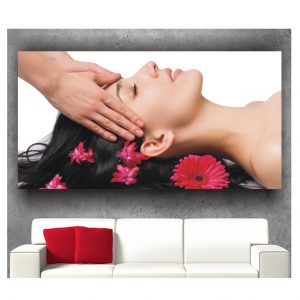 Painel Adesivo Massagem Spa Salão S124