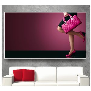 Painel Adesivo Moda Bolsa Roupas S261