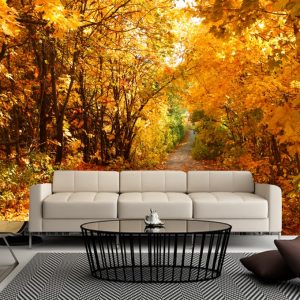 Painel Adesivo Natureza Floresta Árvores GG194
