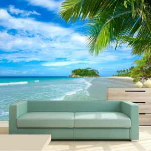 Painel Adesivo Natureza Praia Mar GG221