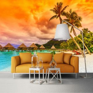 Painel Adesivo Natureza Praia Mar GG229