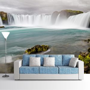 Painel Adesivo Natureza Cachoeira Riacho GG268