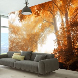Painel Adesivo Natureza Floresta Árvores GG270