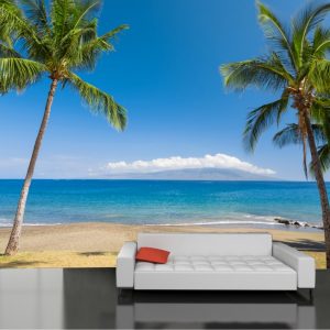 Painel Adesivo Natureza Praia Mar GG274