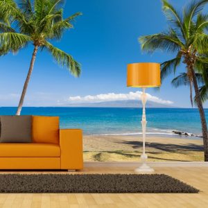 Painel Adesivo Natureza Praia Paisagem GG275