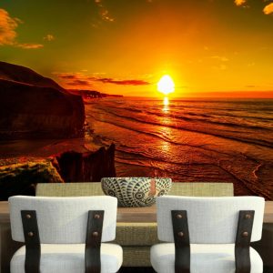 Painel Adesivo Natureza Praia Paisagem GG277