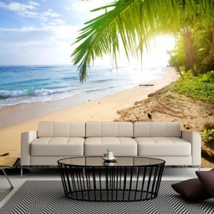 Painel Adesivo Natureza Praia Paisagem GG293