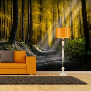 Painel Adesivo Natureza Floresta Árvore GG305
