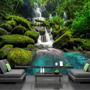 Painel Adesivo Natureza Cachoeira Floresta GG331
