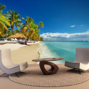 Painel Adesivo Natureza Praia Paisagem GG370