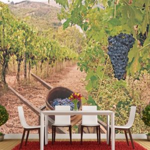 Painel Adesivo Natureza Parreira Uvas GG426