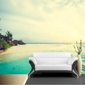 Painel Adesivo Natureza Praia Mar GG457
