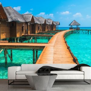 Painel Adesivo Natureza Praia Mar GG461