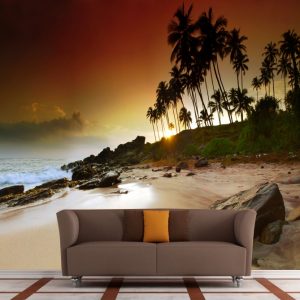 Painel Adesivo Natureza Praia Mar GG491
