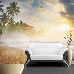 Painel Adesivo Natureza Praia Mar GG502