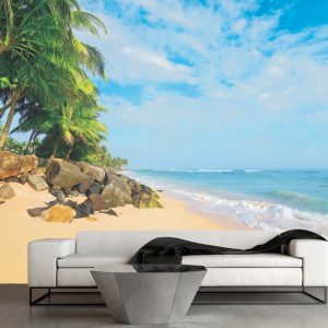 Painel Adesivo Natureza Praia Mar GG503