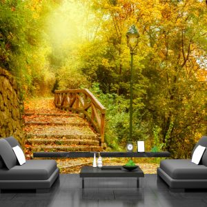 Painel Adesivo Natureza Trilha Floresta GG524