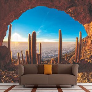 Painel Adesivo Natureza Caverna Deserto GG577