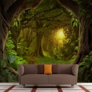Painel Adesivo Natureza Floresta Árvore GG594
