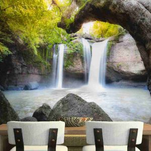 Painel Adesivo Natureza Cachoeira Paisagem GG744