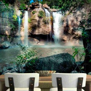 Painel Adesivo Natureza Cachoeira Riacho GG765