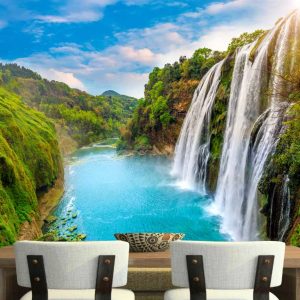 Painel Adesivo Natureza Cachoeira GG784