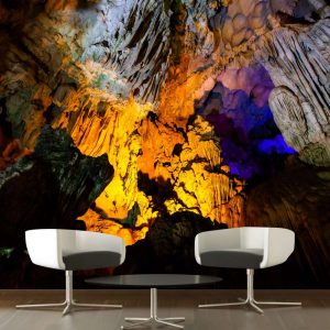 Painel Adesivo Natureza Caverna Gruta GG798