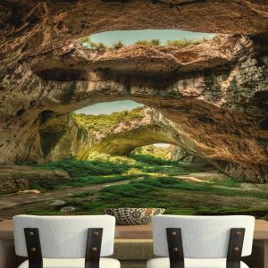 Painel Adesivo Natureza Caverna Gruta GG809