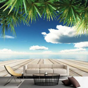 Painel Adesivo Natureza Pier Céu GG850