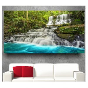 Painel Adesivo Natureza Floresta Cachoeira S82