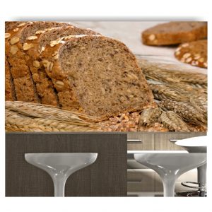Painel Adesivo Cozinha Pão Padaria S54