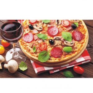 Painel Adesivo Pizza Pizzaria Massas J176