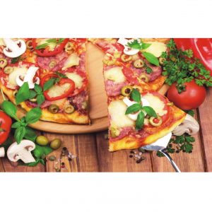 Painel Adesivo Pizza Pizzaria Massas J77