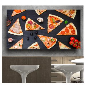 Painel Adesivo Pizzaria Cozinha Pizza S14