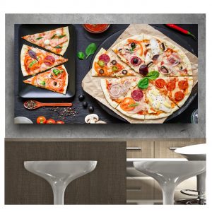 Painel Adesivo Pizzaria Cozinha Massas Pizza S15